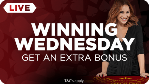 Sun Casino - Winning Wednesday Blackjack Bonus