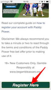 How to Register with Betfred - Step 1