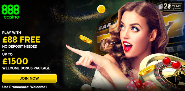 888Casino - Free No Deposit Casino Bonus 2025